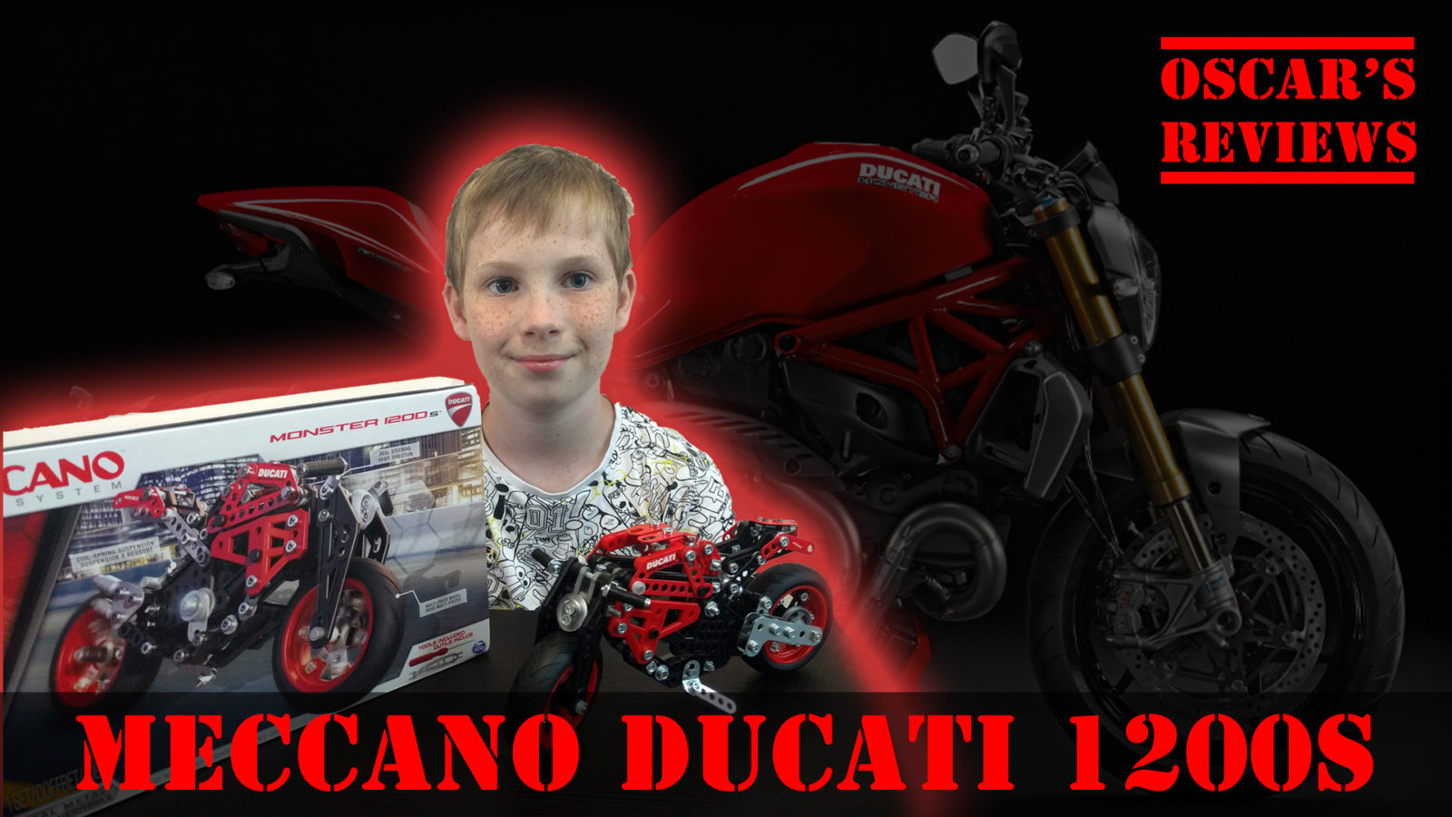 Meccano Ducati Monster 1200s – A Kid’s Review
