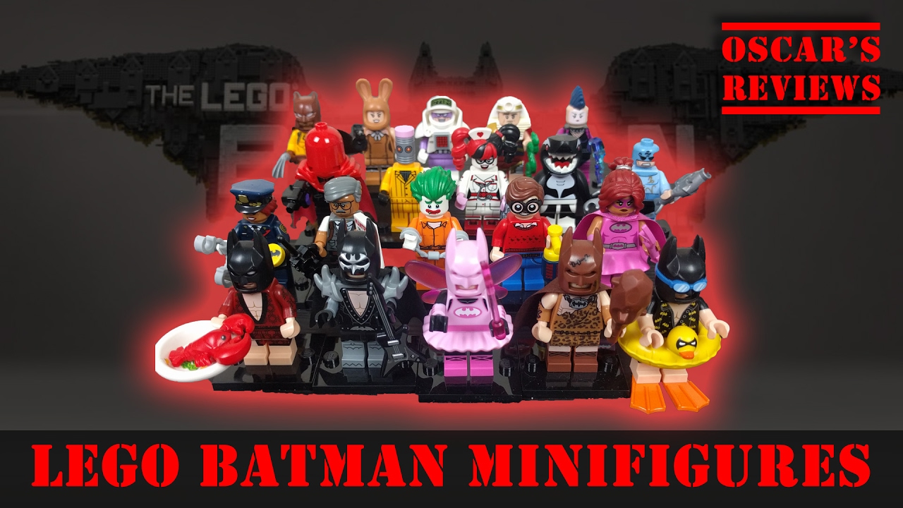 The LEGO Batman Movie Minifigures COMPLETE SET of 20 Mini Figures Reviewed