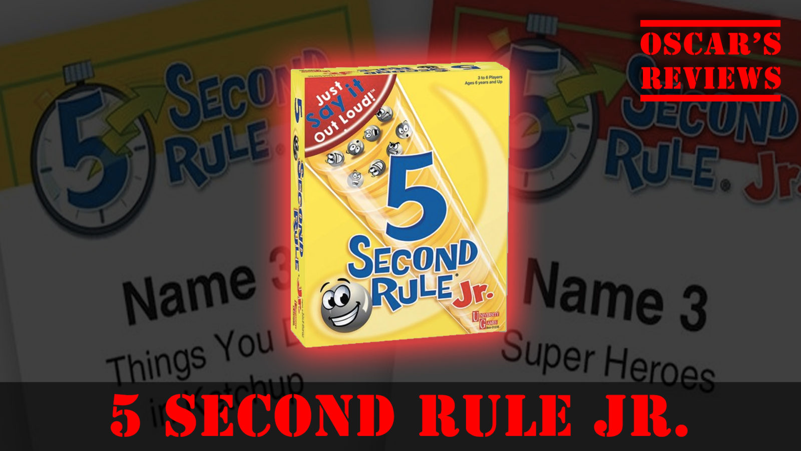 Name 3 Things You Want for Christmas. Fun with 5 Second Rule Jr. from University Games